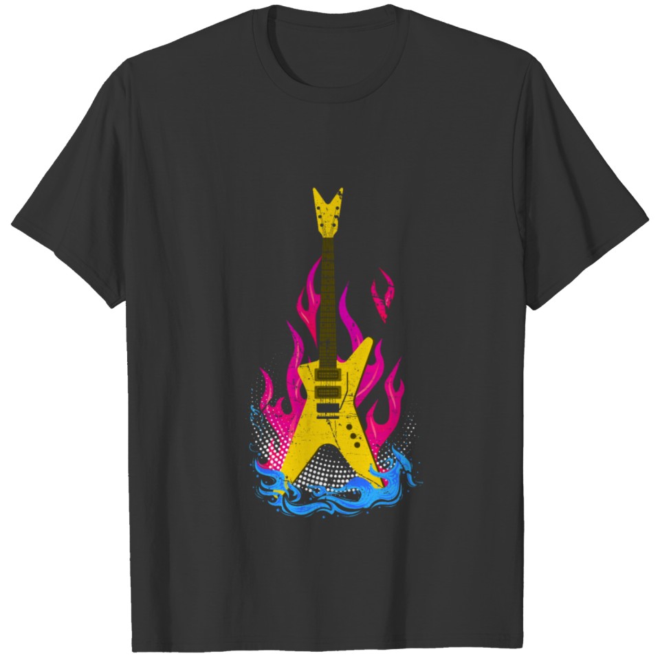 Acoustic Guitar Distress T-shirt