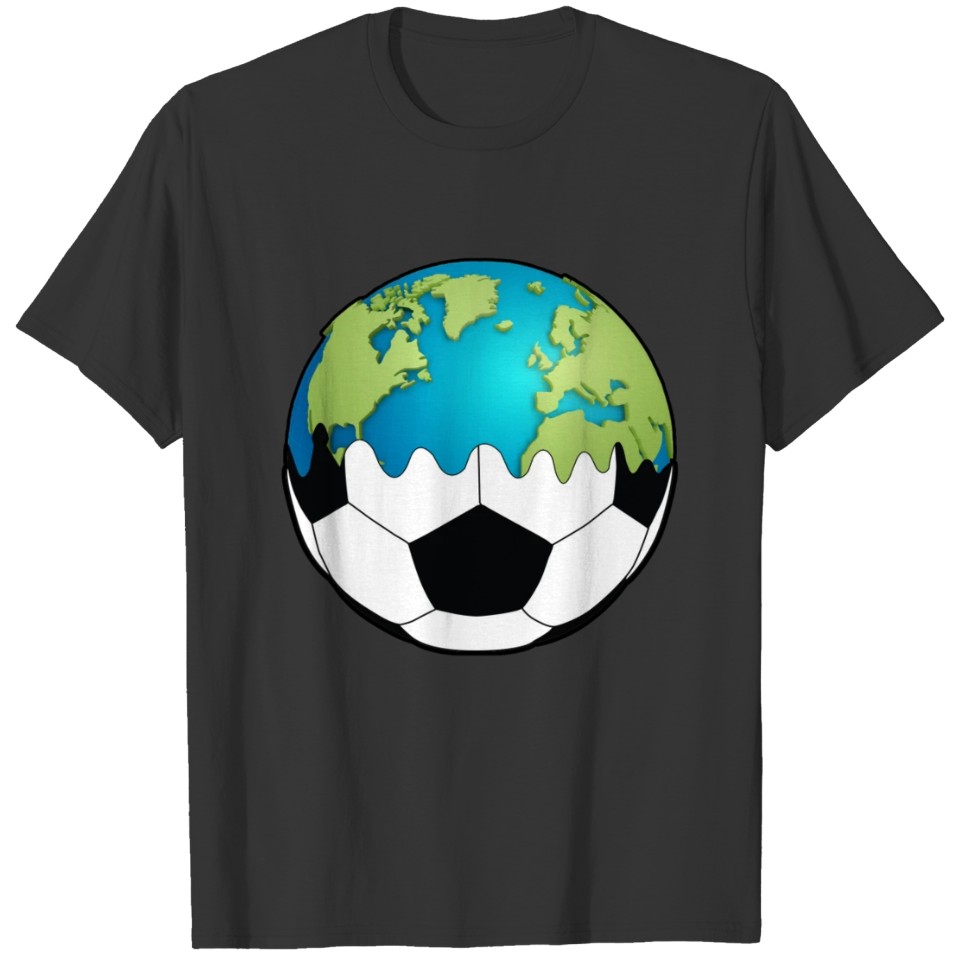world soccer ball T-shirt