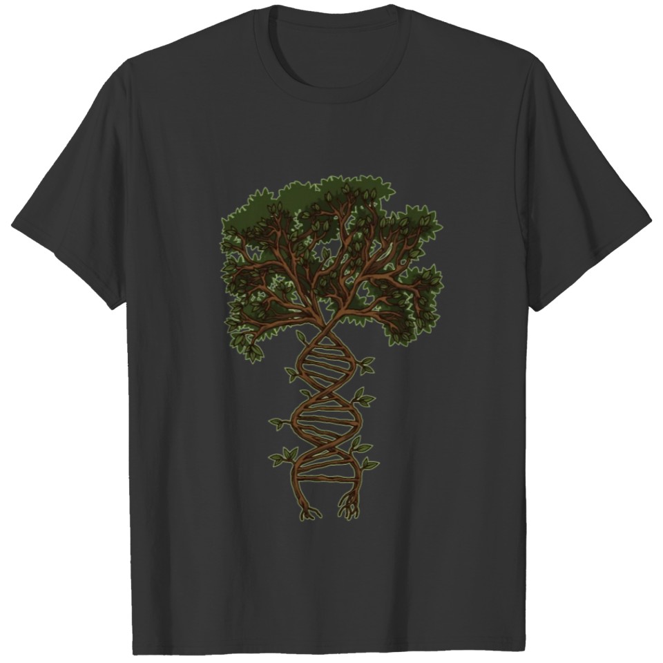 Nature Is My DNA | Tree Roots Forest Earth Day T-shirt