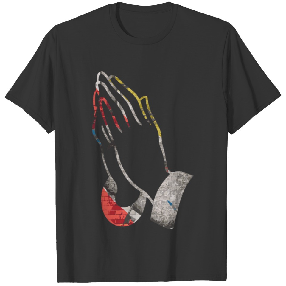 Abstract Praying Hands - Unique Design T-shirt