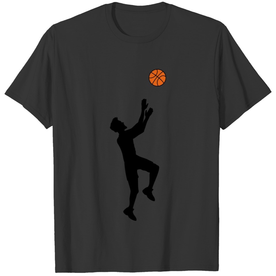 catch basketball jump basket throw play club fun s T-shirt