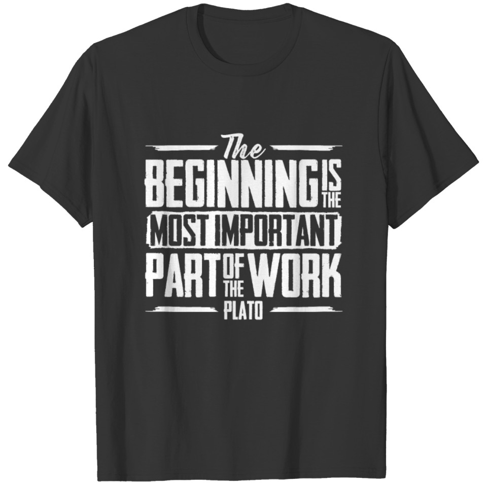 Philosophy The Beginning T Shirts