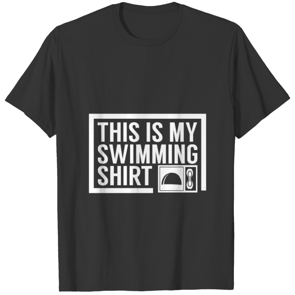 My Swimming shirt tshirt Water Swimmer T-shirt