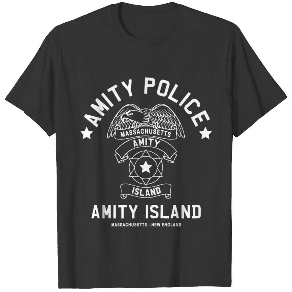 Amity police massachusetts amity island amity T Shirts