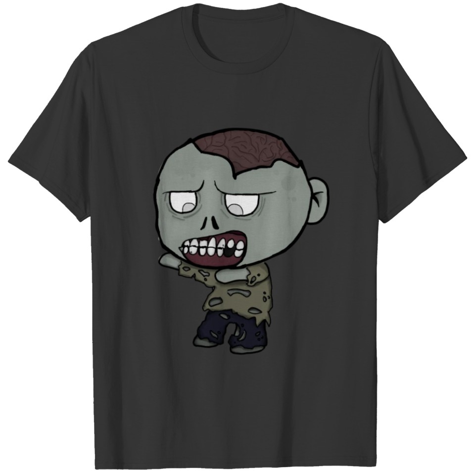 Zombie Signed Chibi Manga Funny Gift T Shirts