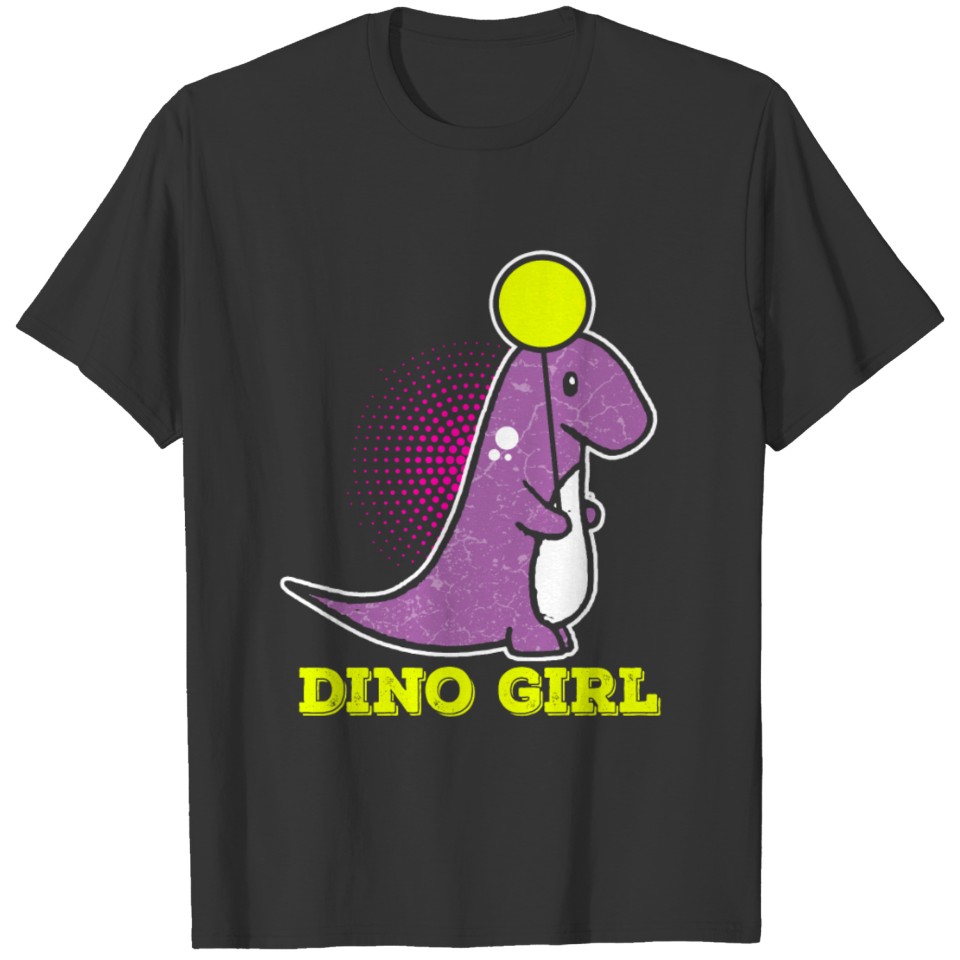 Dino Girl Dinosaur Girl T Shirts