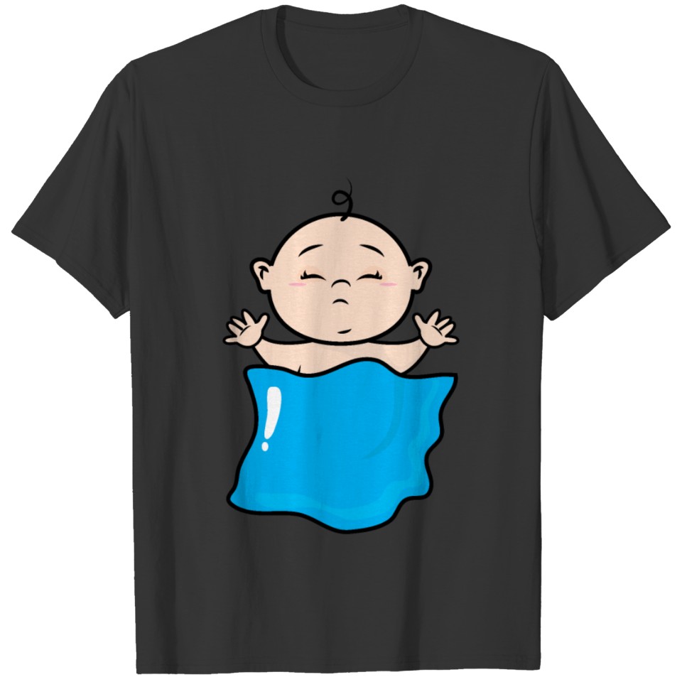 Sleeping Baby Cartoon T-shirt