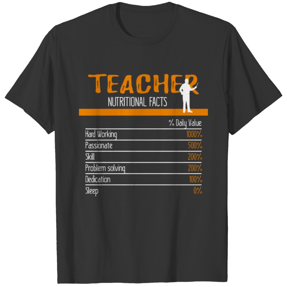 Teacher Ingredients T-shirt