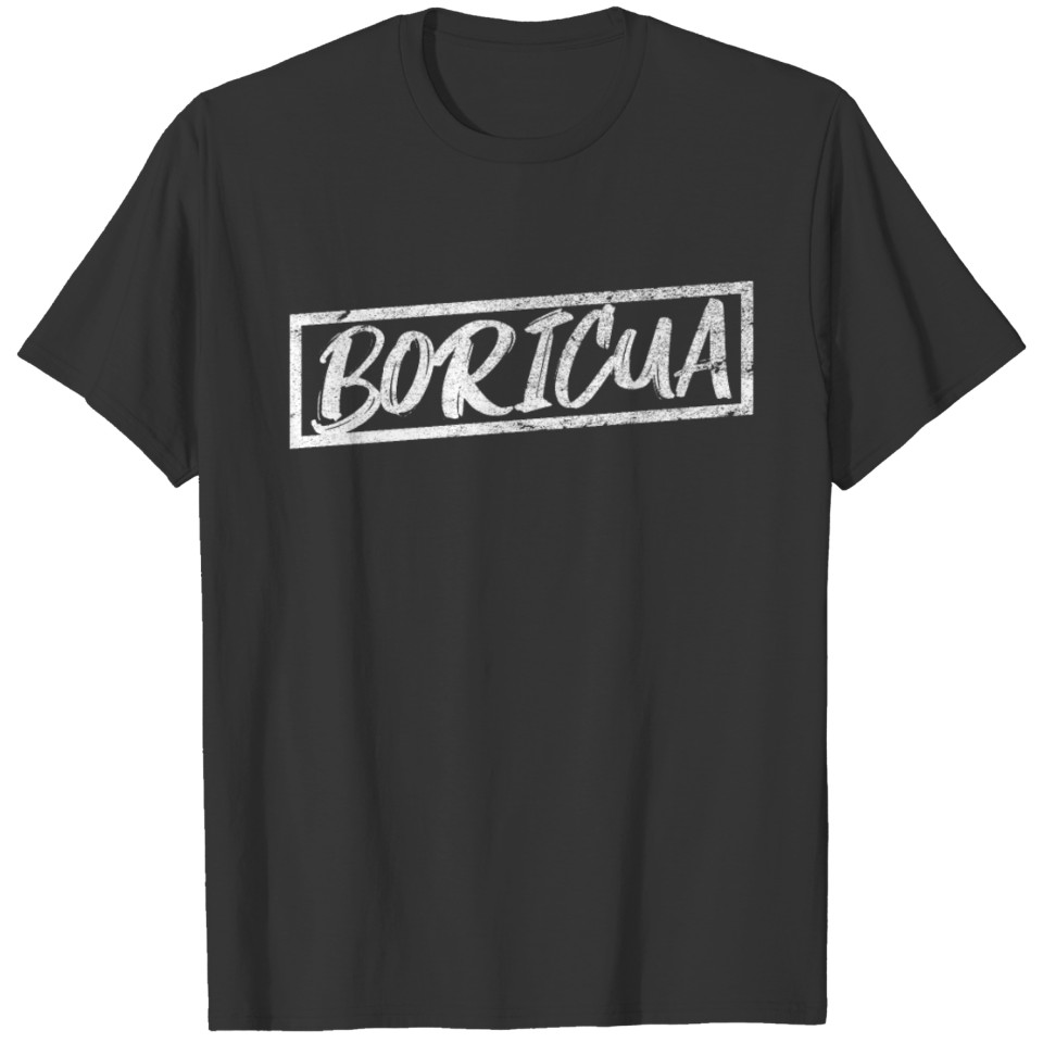 Puerto Rico T-shirt Proud Puerto Rican Boricua Tee T-shirt