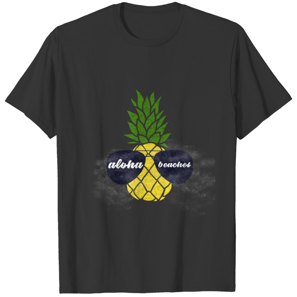 Funny Exotic Pineapple Fruit Summer Sun Beach Gift T Shirts