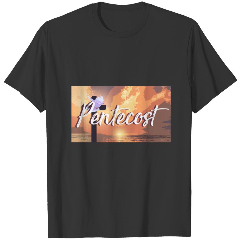 Happy Pentecost Easter Apostle Bible Gift T-shirt
