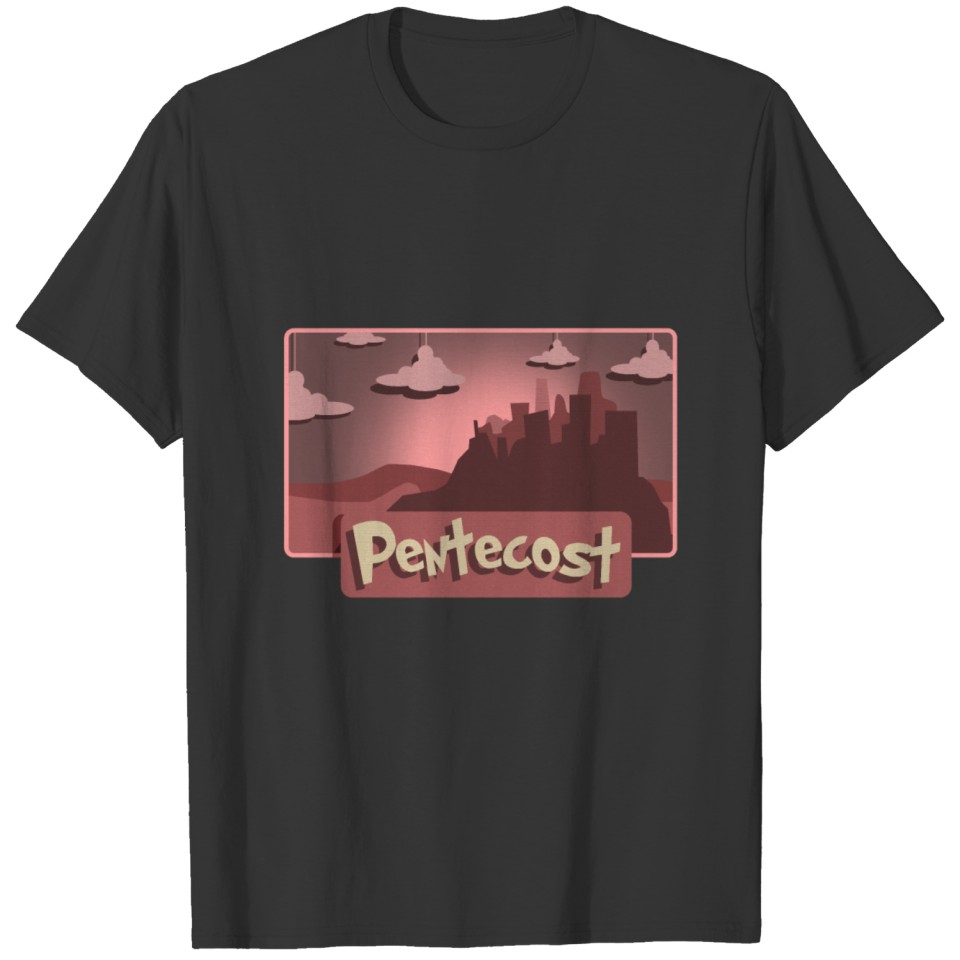 Happy Pentecost Easter Apostle Gift Bible T-shirt