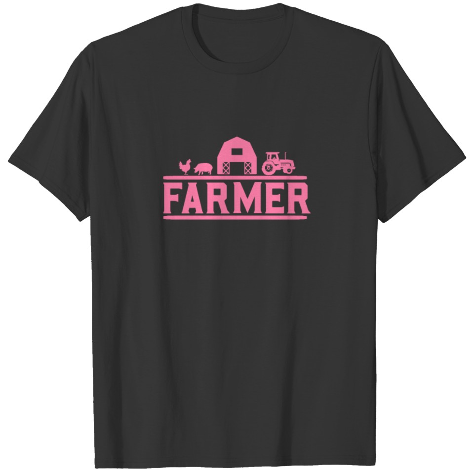 Rancher Mom Farmer Cattleman Farming T Shirts