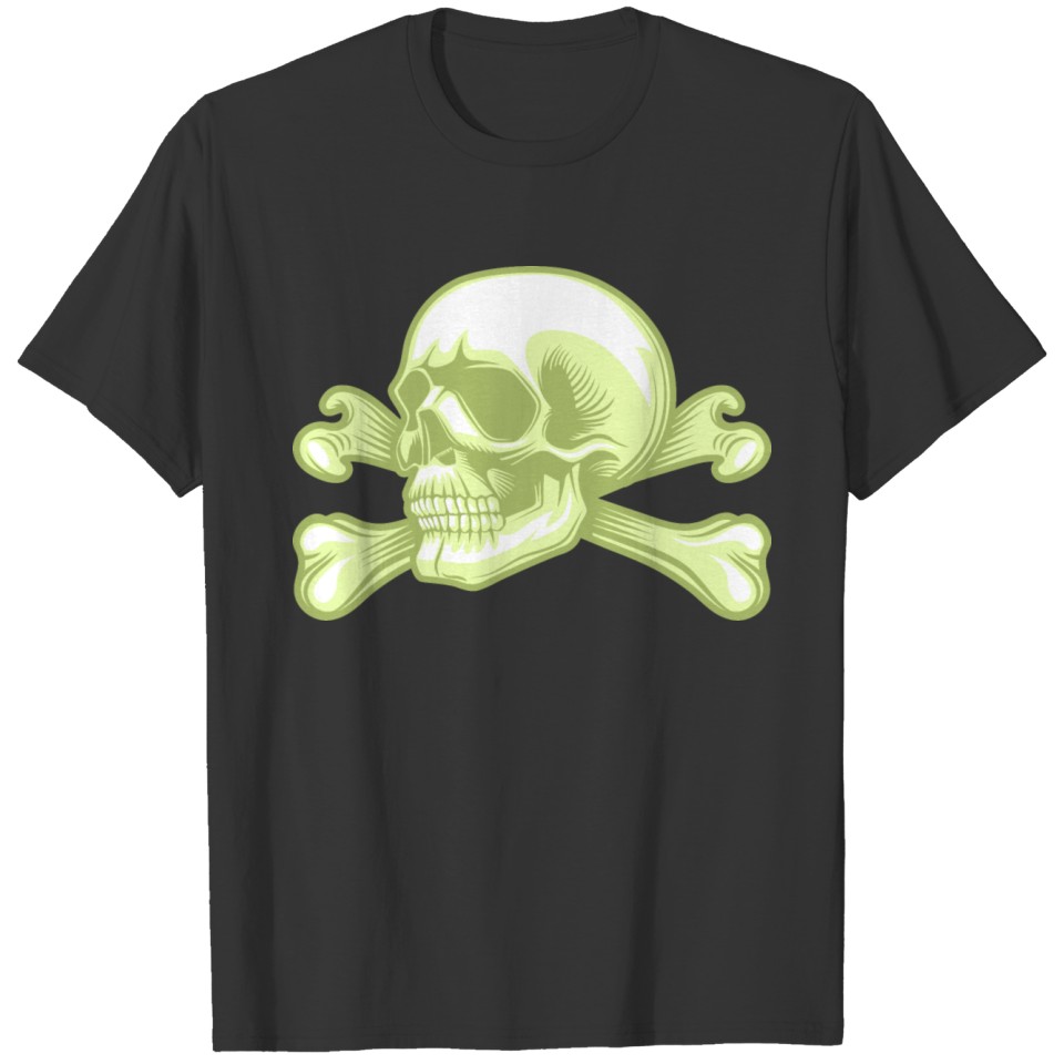 Vintage shape skull bone streetwear vector image T Shirts