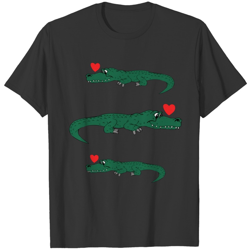 Alligator product - Hearts T-shirt