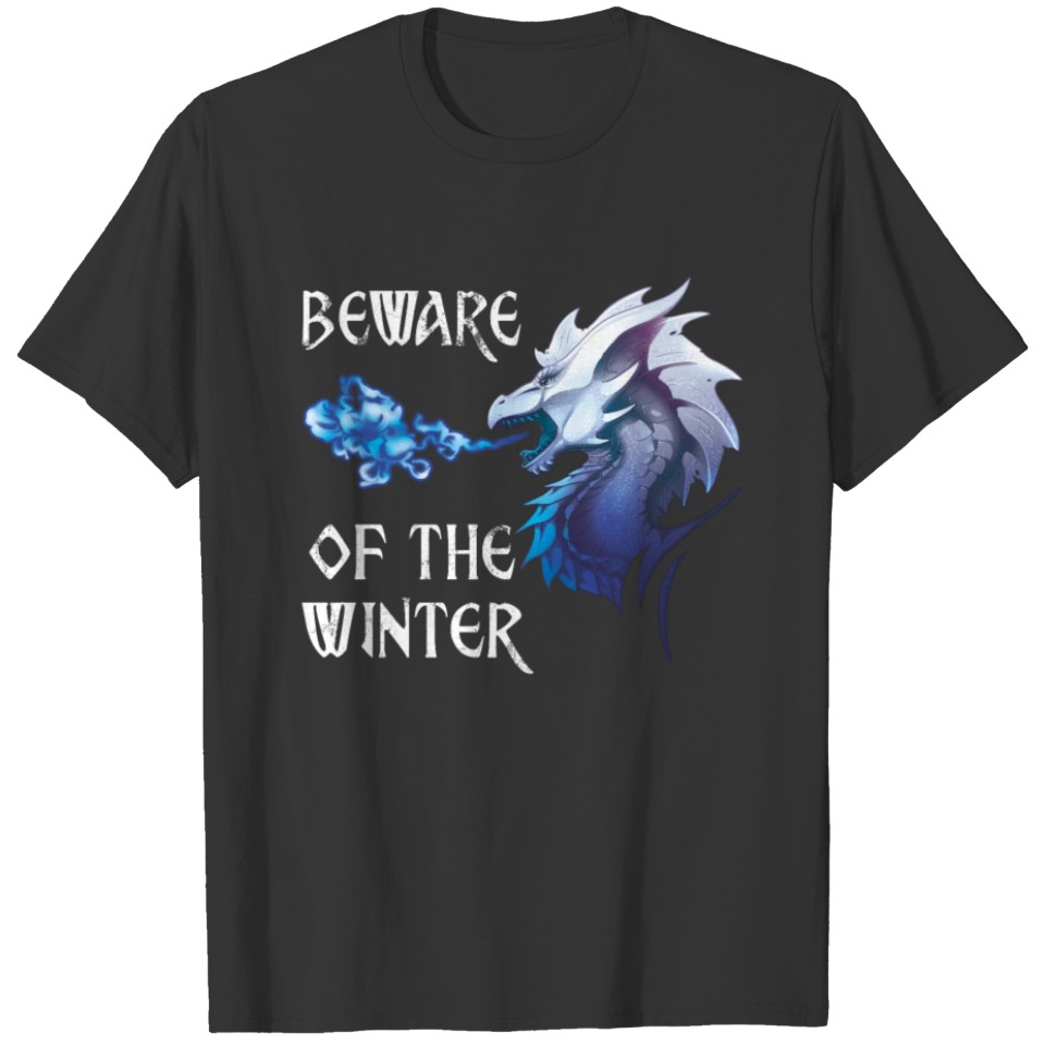 Winter Dragon Lover Fantasy Show Novelty Gift Kids T-shirt