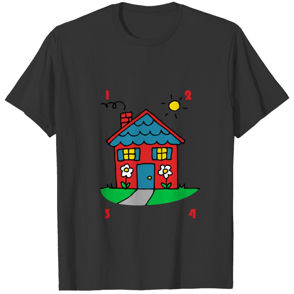 a house T-shirt