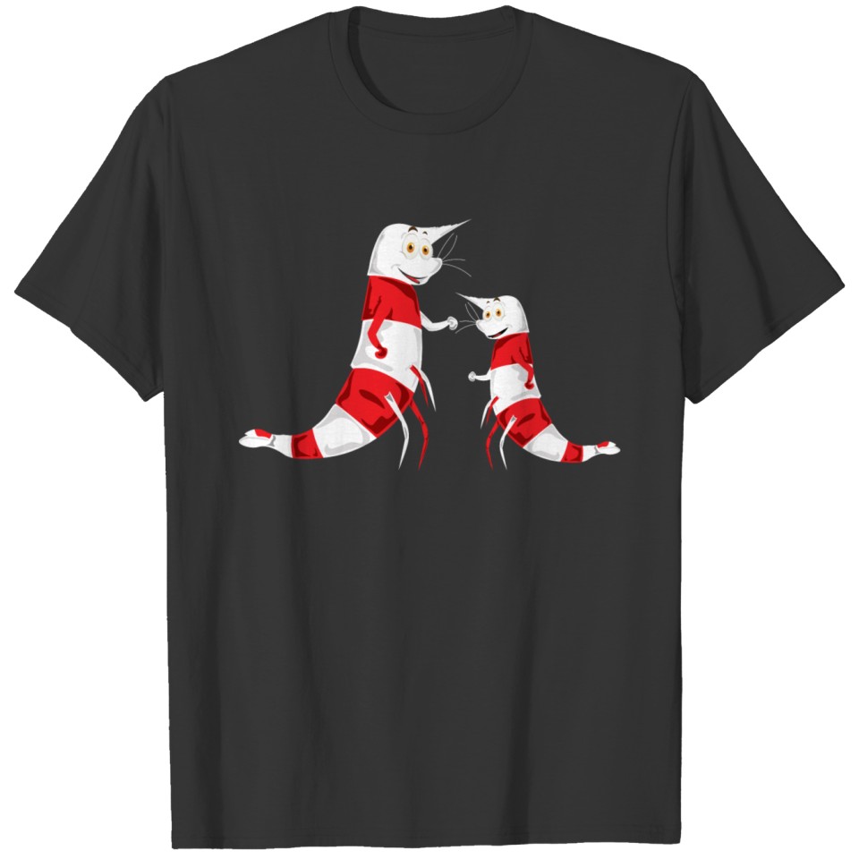Dwarf Shrimp Crystal Red T Shirts