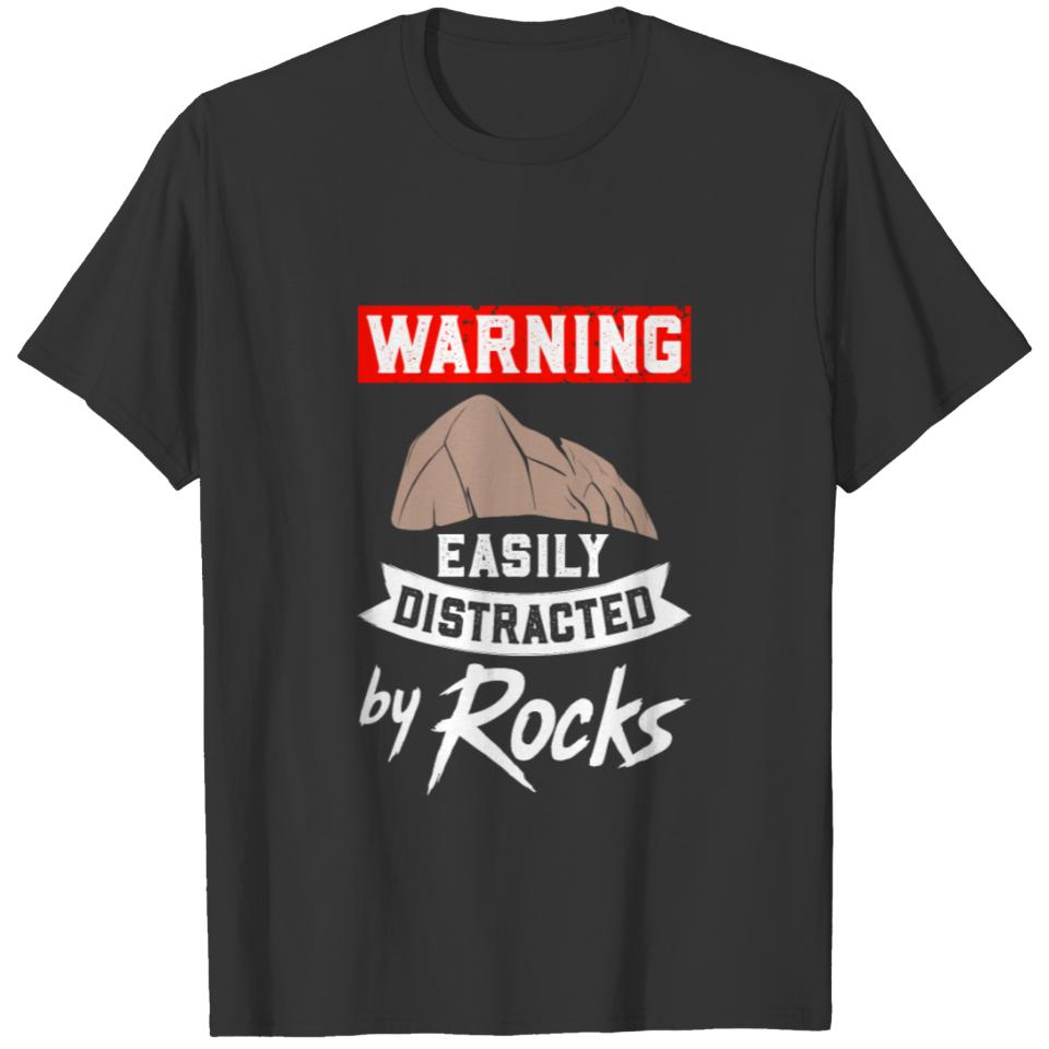Easily Distracted By Rocks Geology T-shirt
