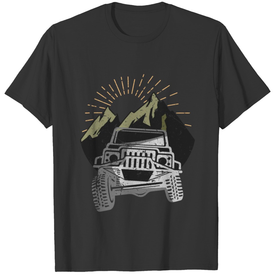 Sporty Off Road Cars Present Gift Idea T-Shirt T-shirt