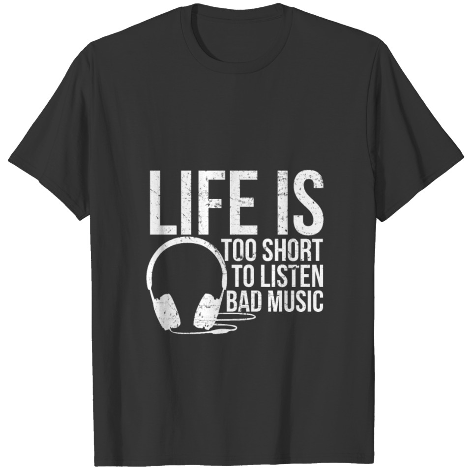 music DJ musician singer disco techno T-shirt