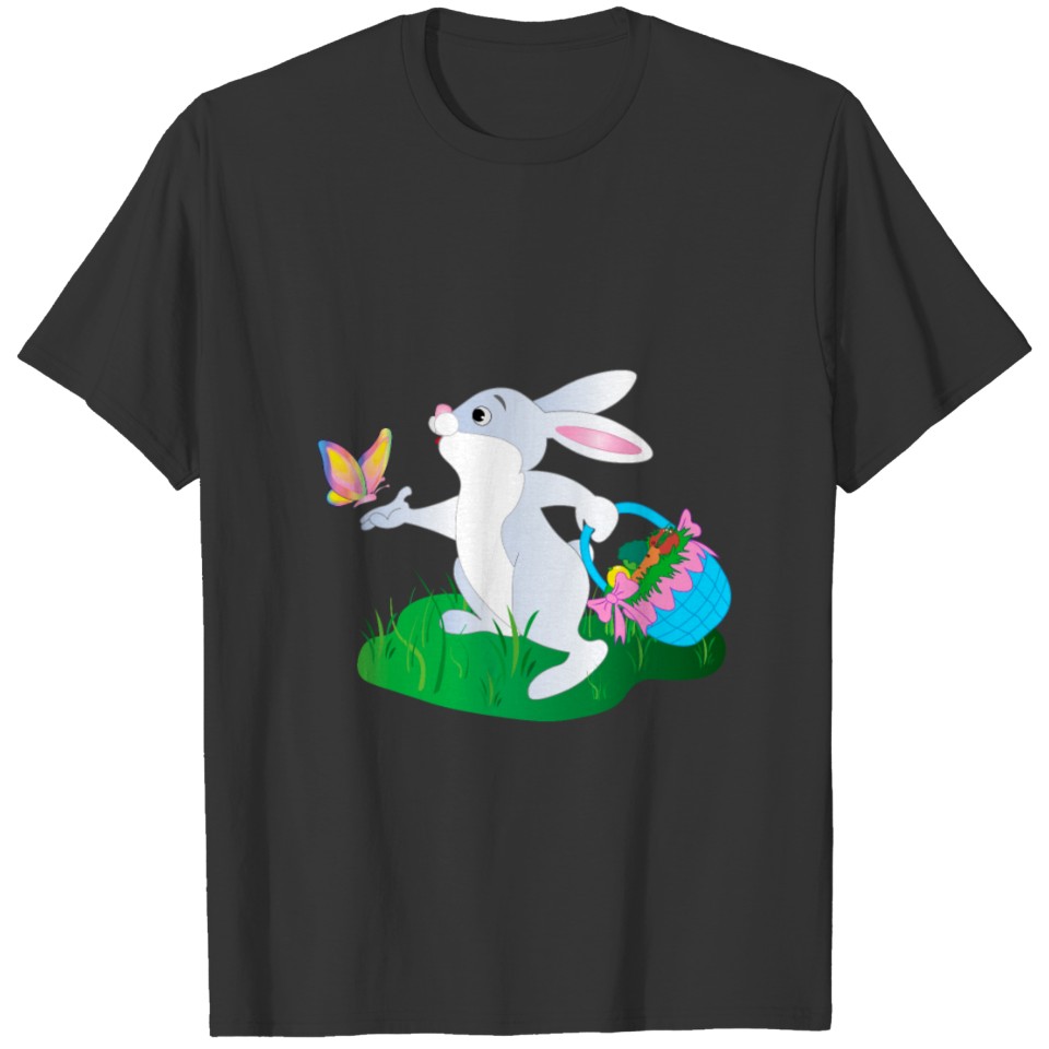 Vegan Easter bunny T-shirt