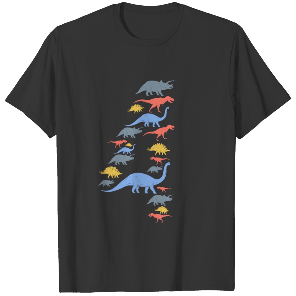 Kids Dinosaur 4th Birthday product For 4 Year Old T Shirts