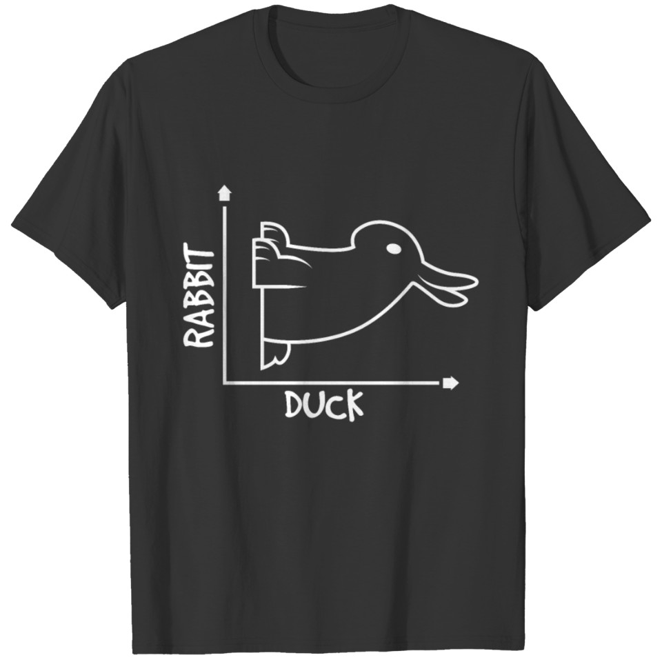 Optical Illusion Rabbit Duck T-shirt