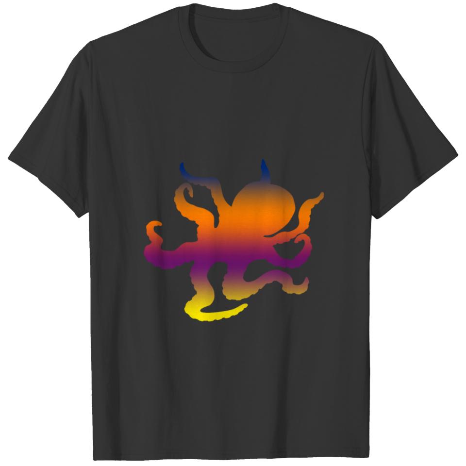Octopus Squid Tentacles Ocean Sea Animal T-shirt