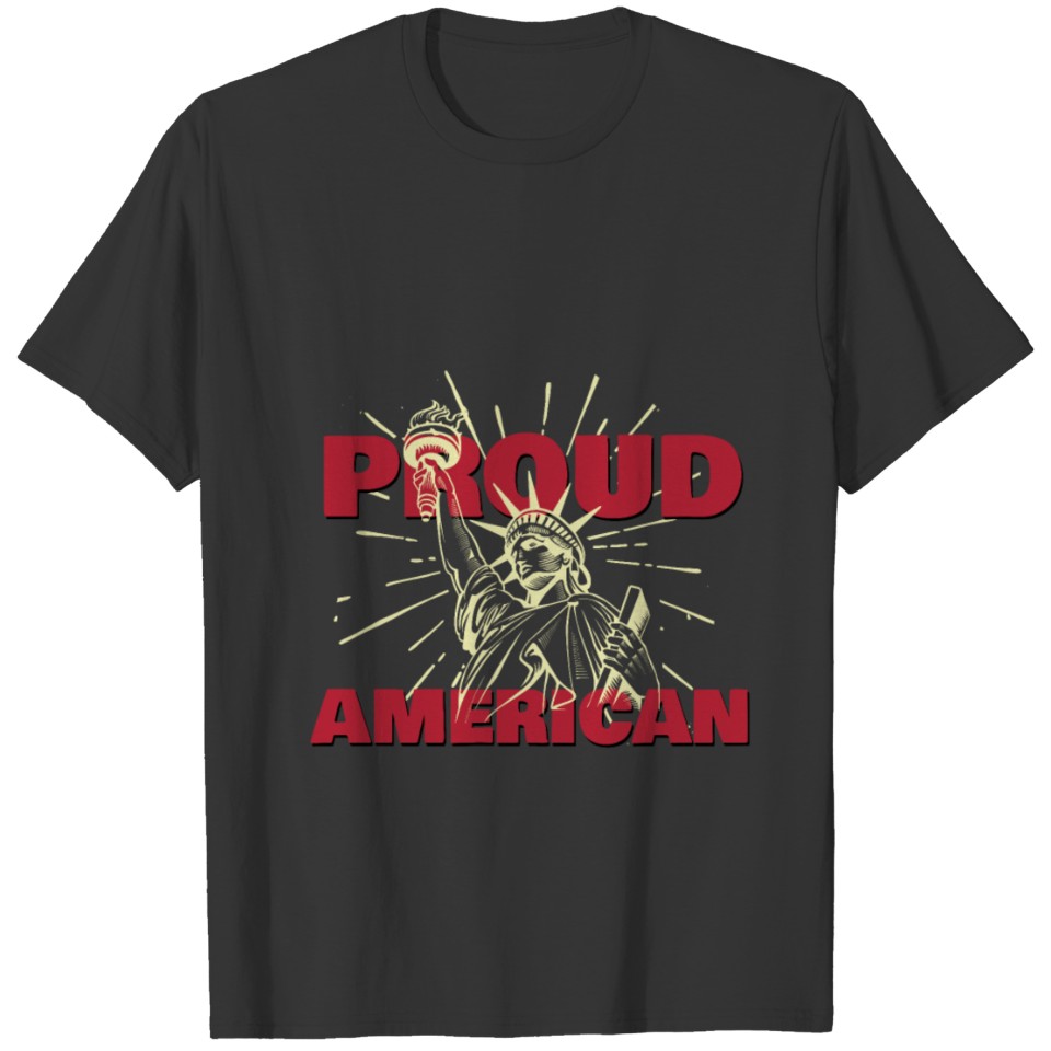 Proud American, Gift, Gift Idea T-shirt