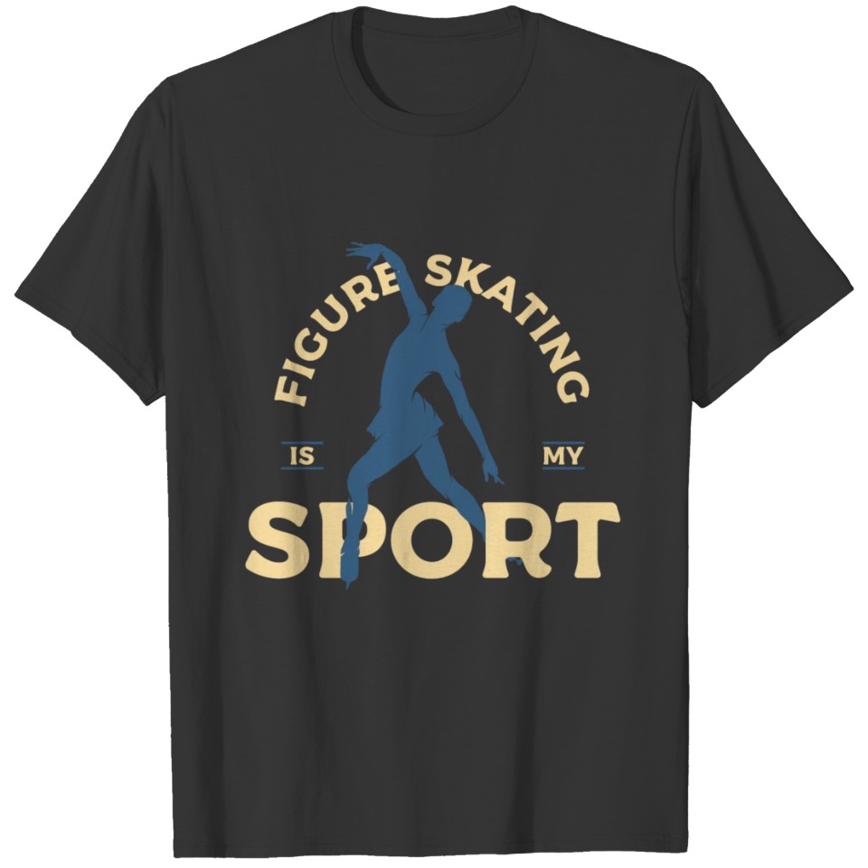 Ice figure skating sport T-shirt
