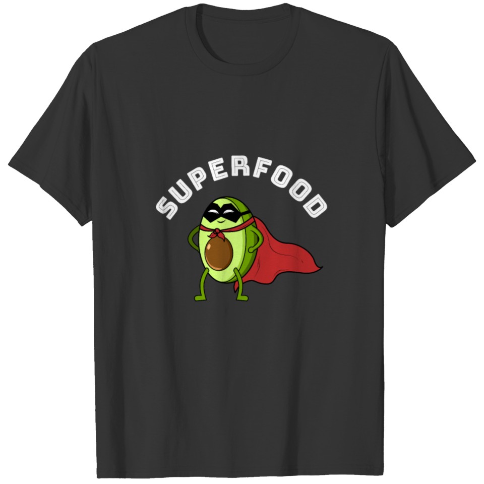 Super-Food Avocado Vegetable Hero Funny Gift Idea T Shirts