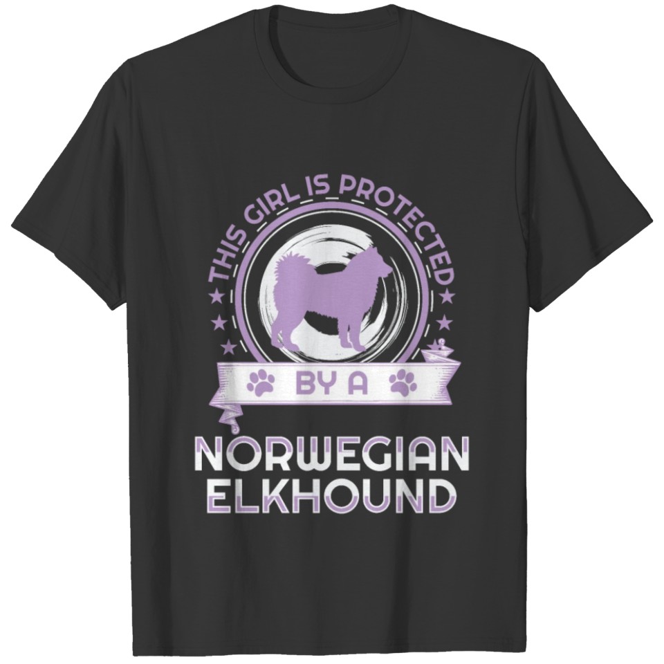 dog lover gift norwegian elkhound T-shirt