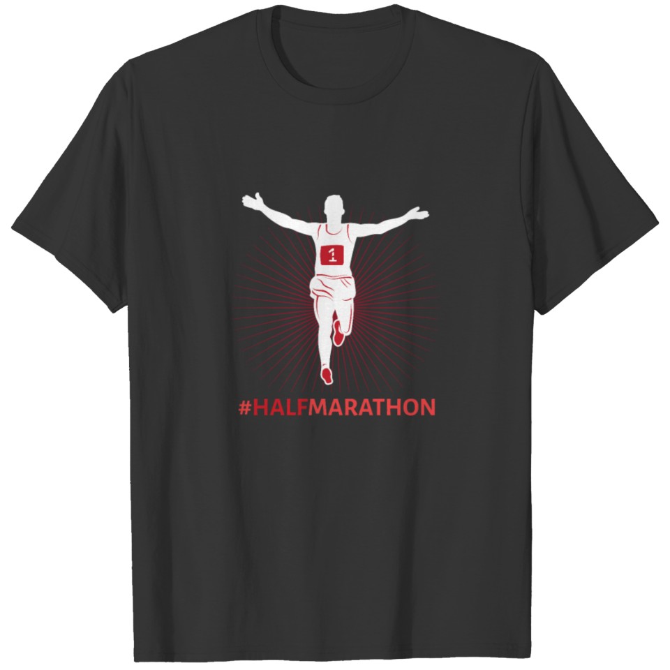 Halfmarathon Running Runner Jogging Gift Sport T-shirt