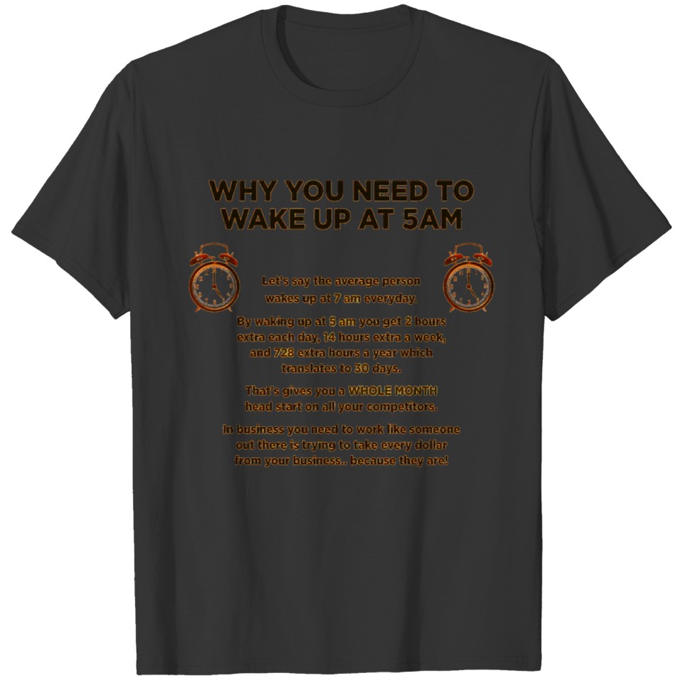 Wake up T-shirt