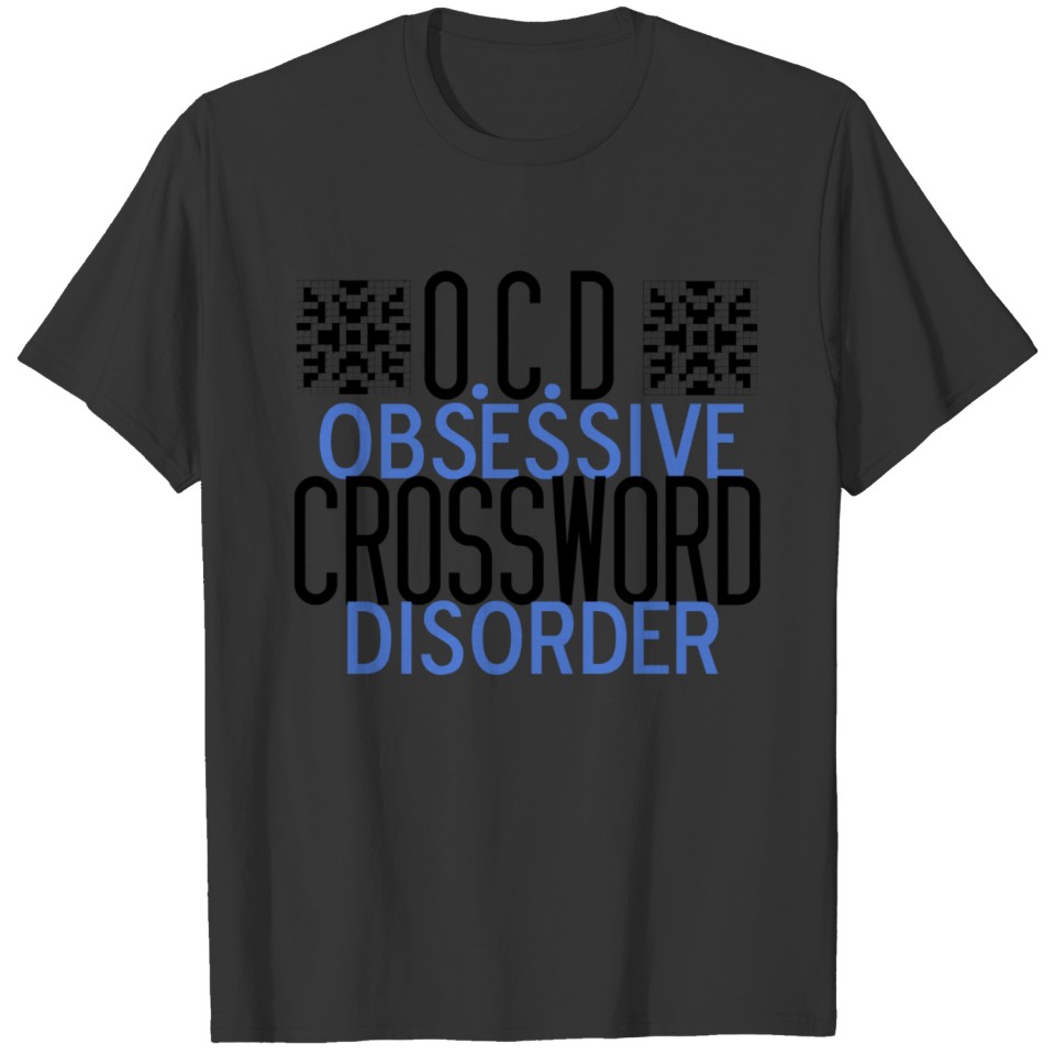 Obsessive Crossword Puzzle Disorder T-shirt