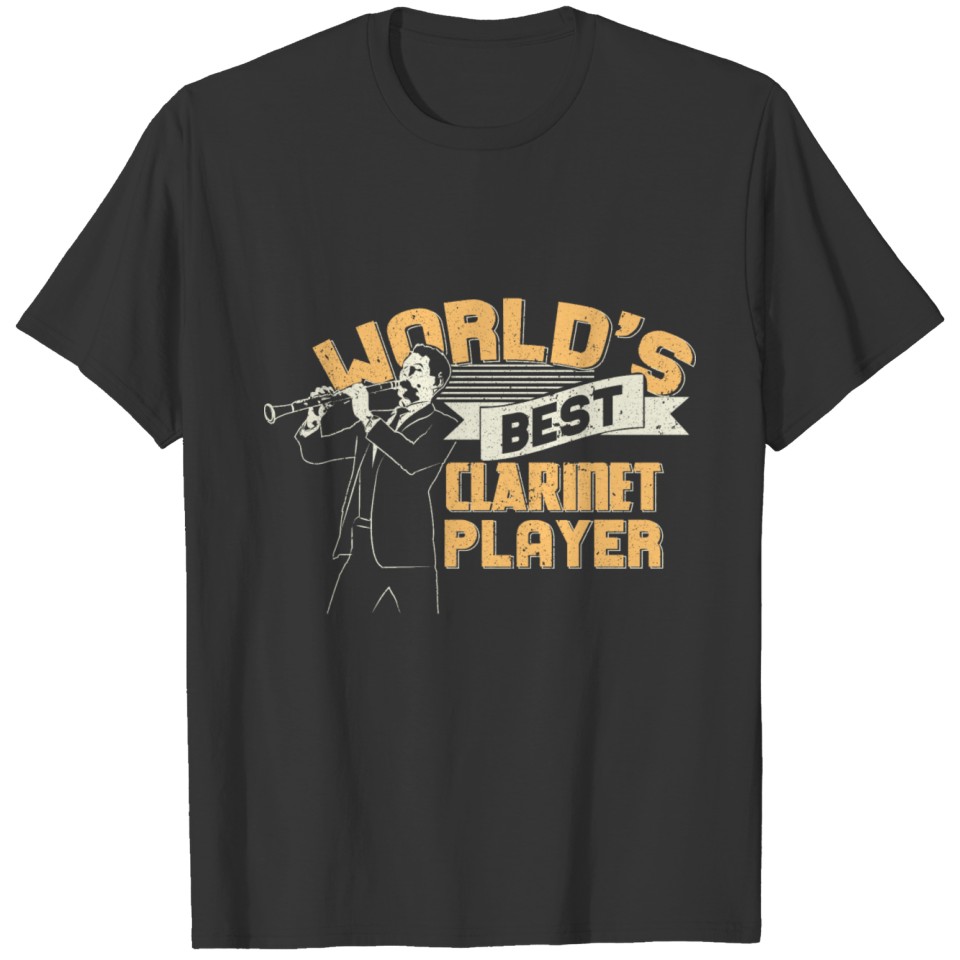 Clarinet Music Gift T-shirt