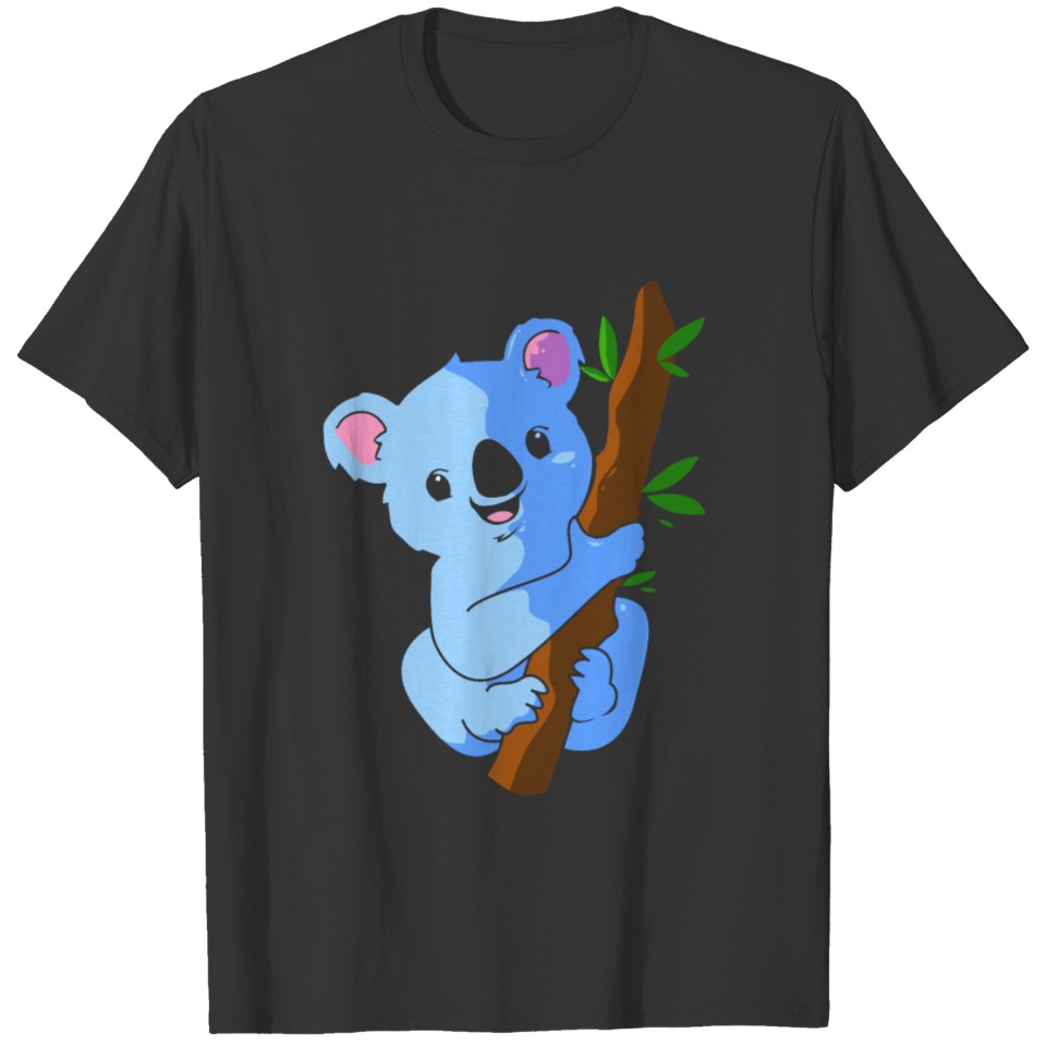 Koala Bear Australia Marsupial Hipster Backpacking T-shirt