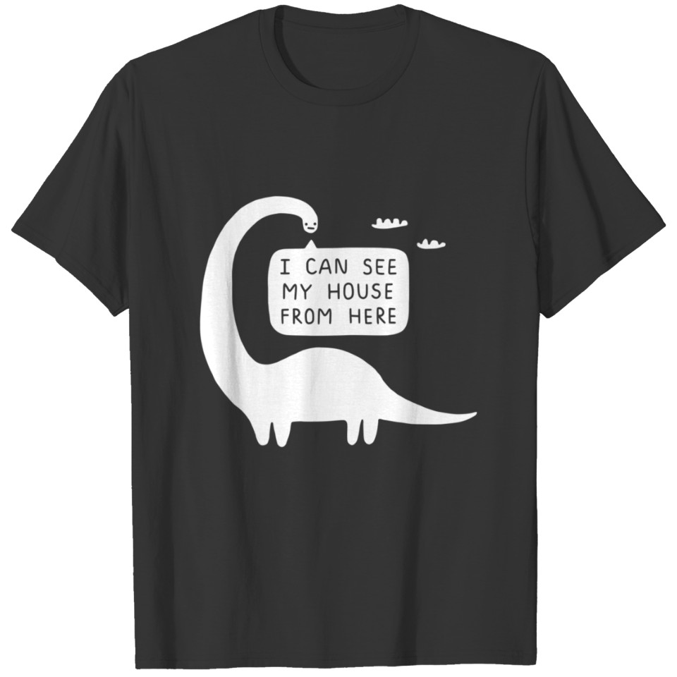 I can see my house dinosaur T-shirt