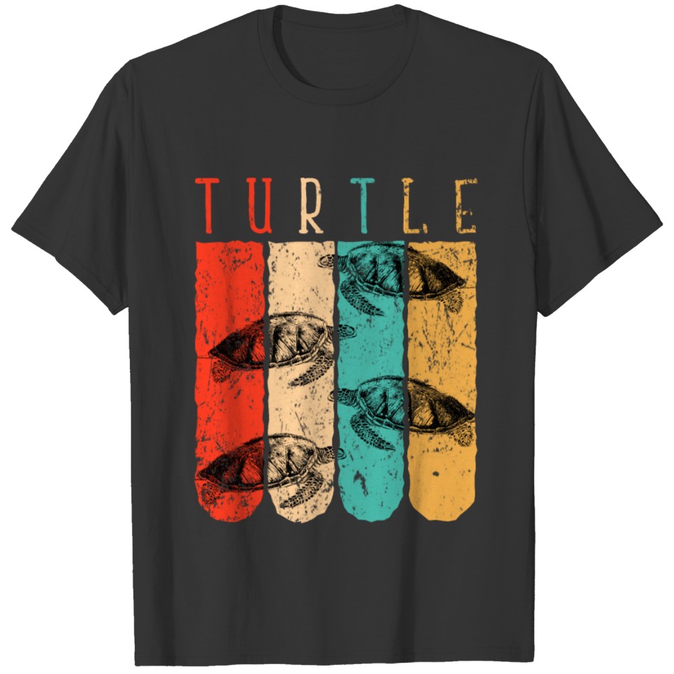 Turtle retro reptile vintage T Shirts