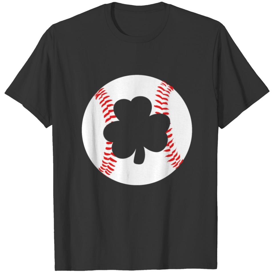 St Patricks Day Shamrock Baseball T-shirt