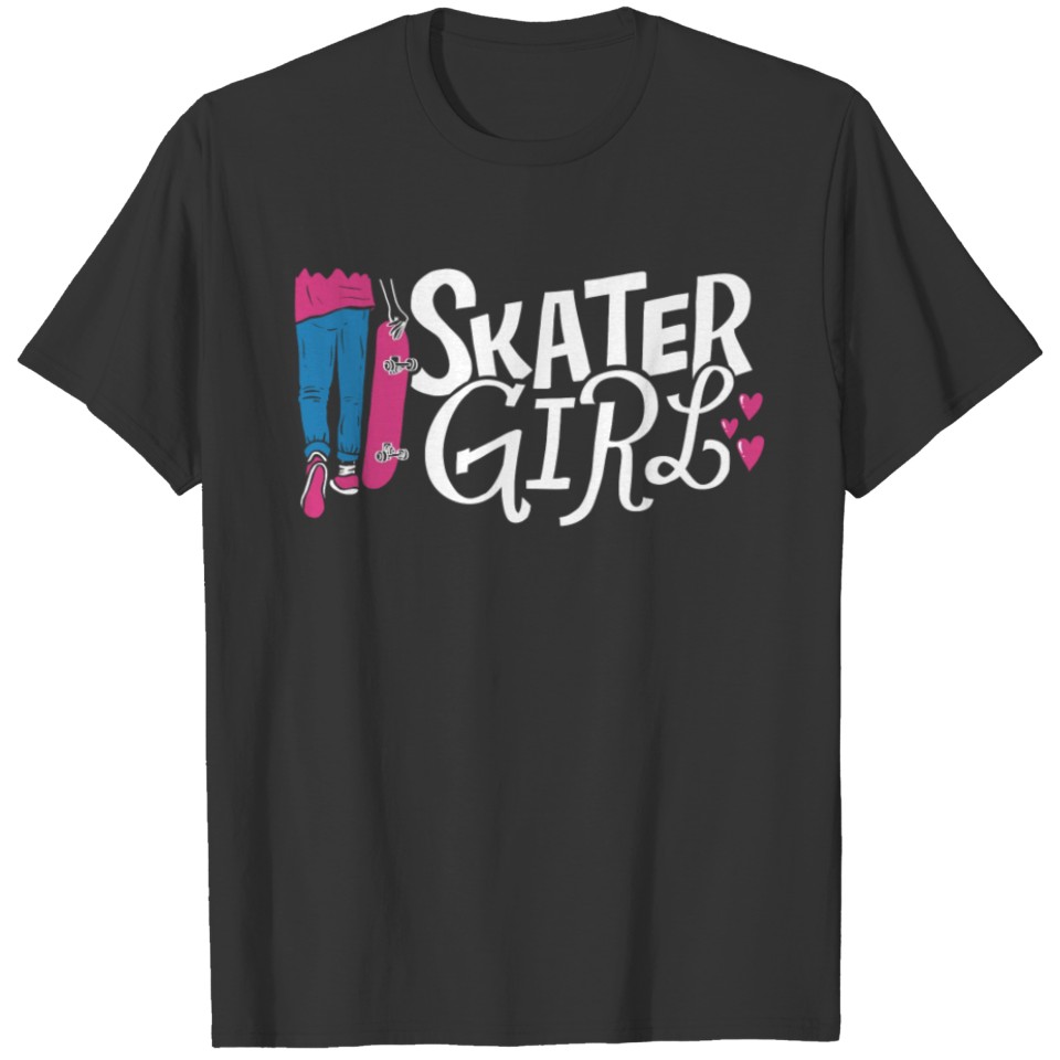 Skateboarding Girl T-shirt