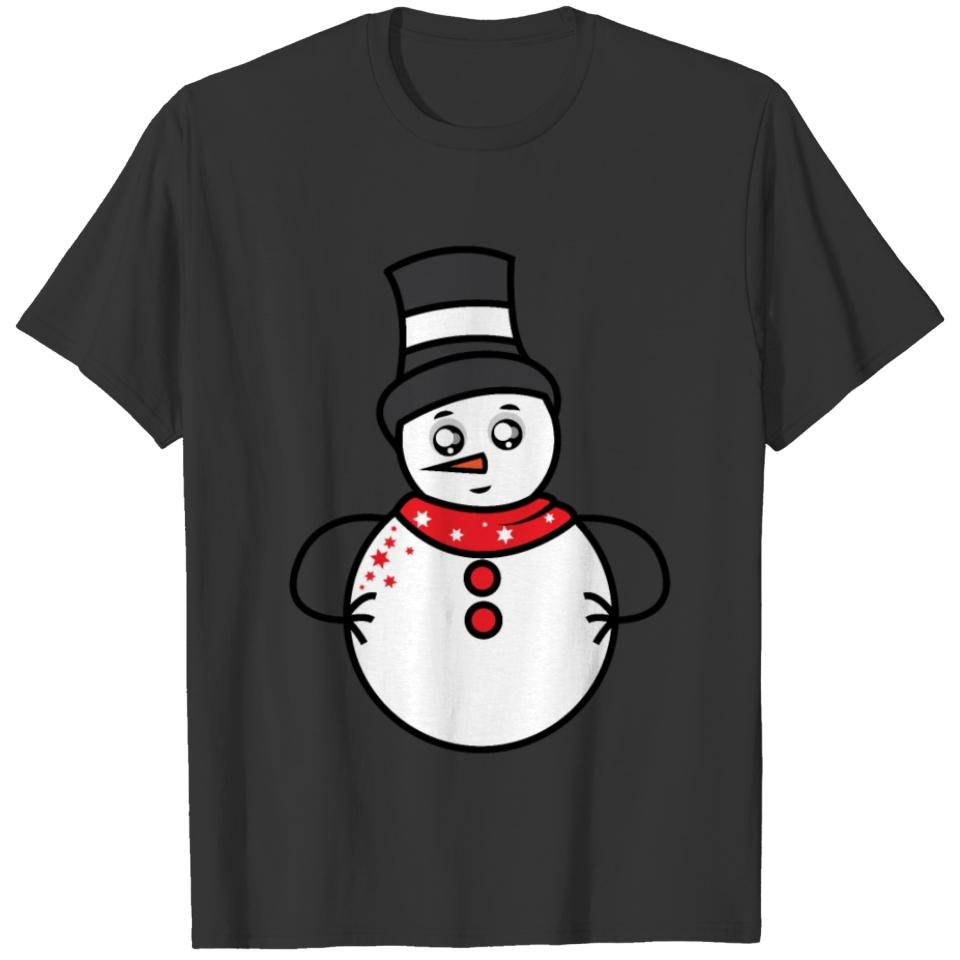 Cute Christmas Snowman T-shirt