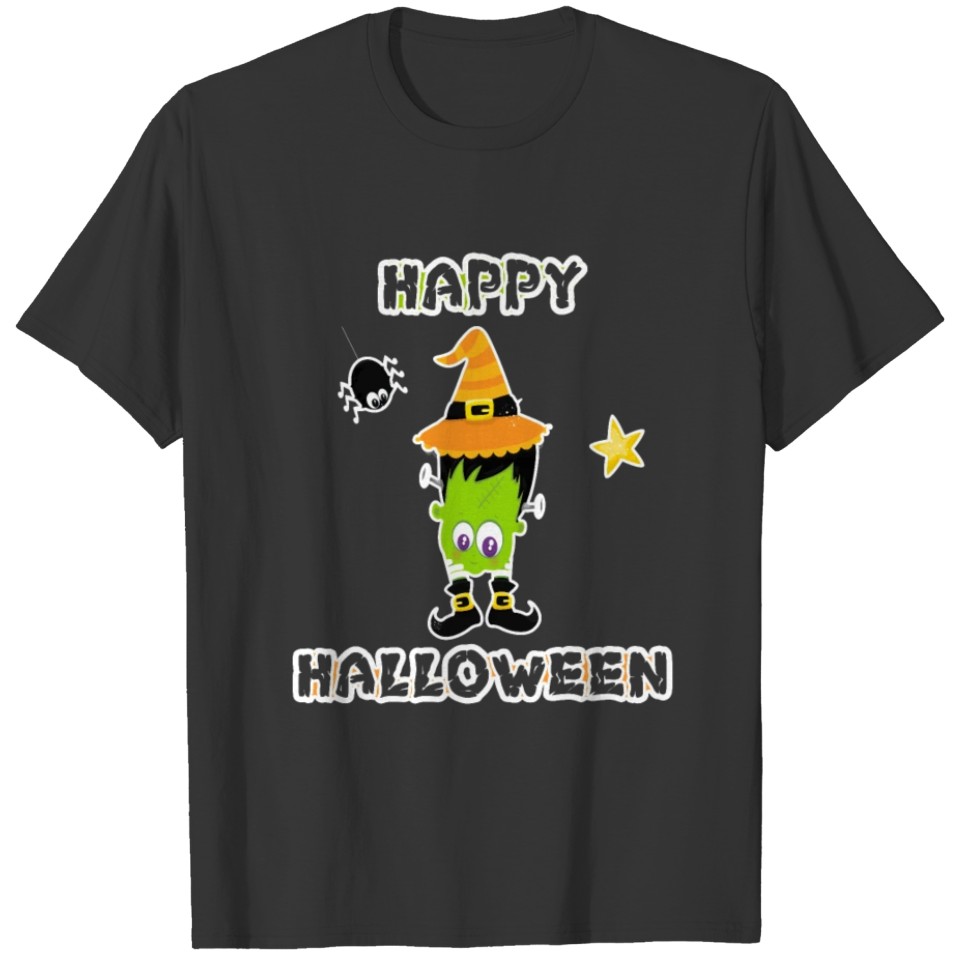 Happy Halloween print Scary Halloween products T-shirt