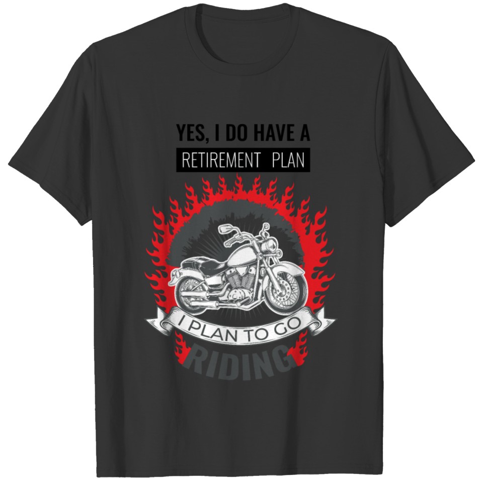 Retirement Biker T-shirt