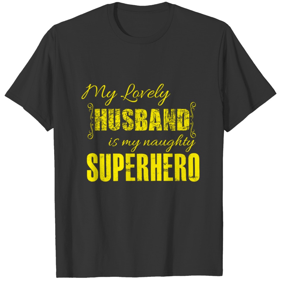 Husband Superhero T-shirt