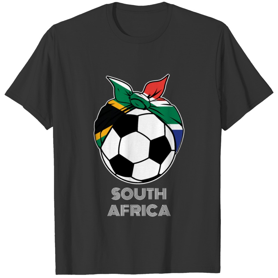 South Africa Womens Soccer Kit France 2019 Girls T-shirt