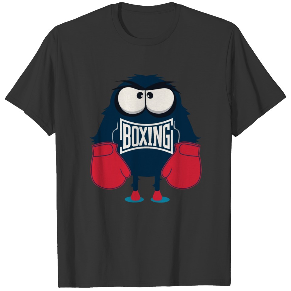 Funny monster boxing martial arts kids gift T-shirt