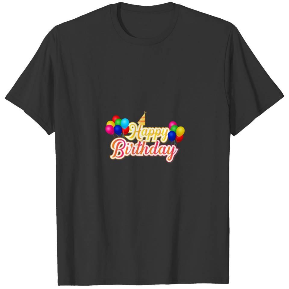 New T-shirt Gift for Birthday T-shirt