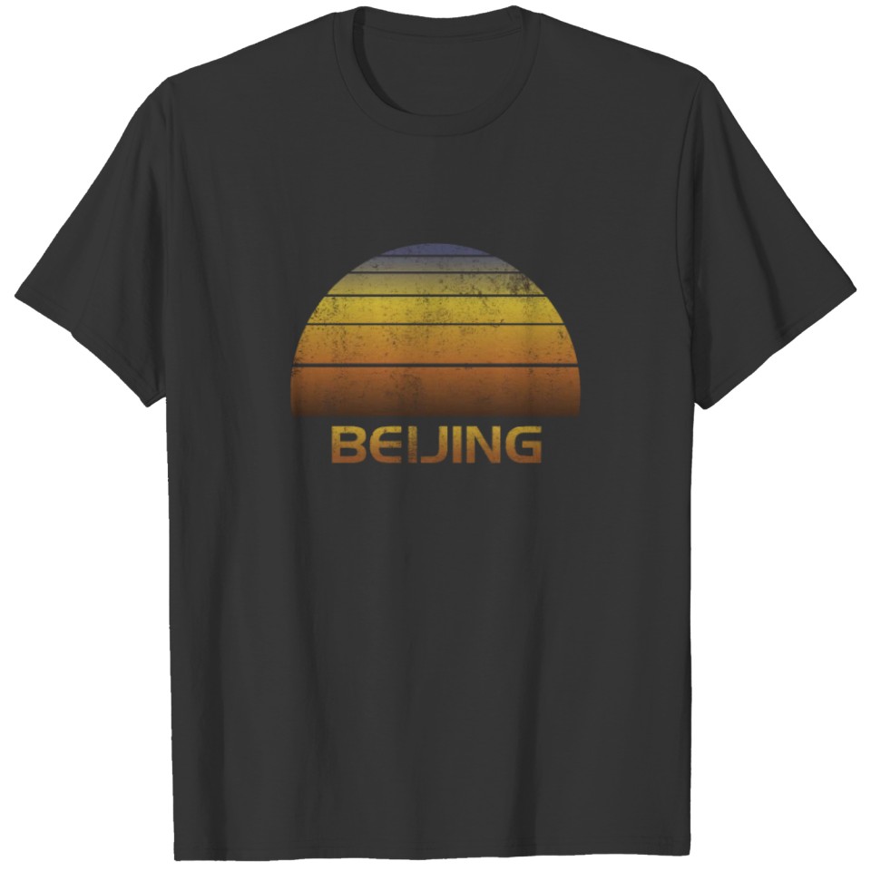 Vintage Beijing China Family Vacation Souvenir T-shirt